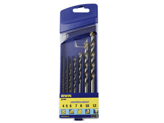 IRWIN® Cordless Multi-Purpose Drill Bit Set, 7 Piece 4-12mm IRW10501940