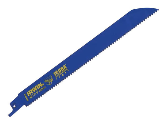 IRWIN Sabre Saw Blade 810R 200mm Metal & Wood Pack of 25 IRW10504141