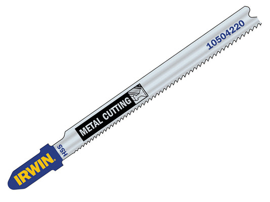 IRWIN® Metal Cutting Jigsaw Blades Pack of 5 T118A IRW10504220