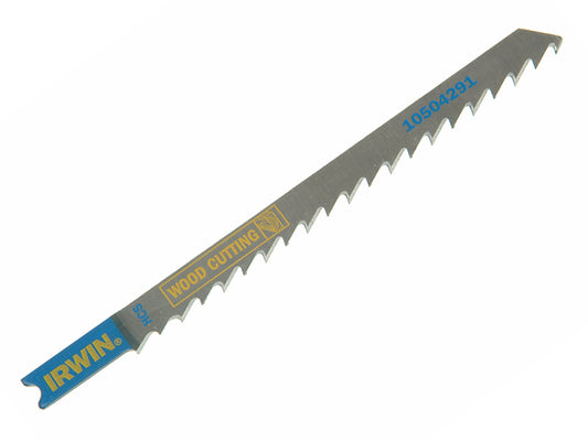 IRWIN® U101BP Jigsaw Blades Wood Cutting Pack of 5 IRW10504288
