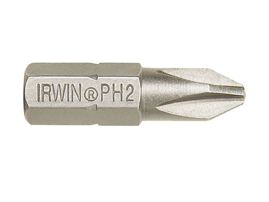 IRWIN® Screwdriver Bits Phillips PH2 25mm (Pack 2) IRW10504388