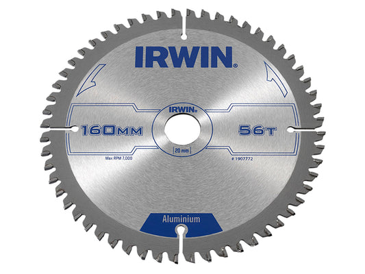 IRWIN® Professional Aluminium Circular Saw Blade 160 x 20mm x 56T TCG IRW1907772