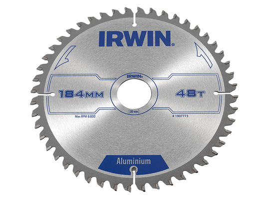 IRWIN® Professional Aluminium Circular Saw Blade 184 x 30mm x 48T TCG IRW1907773