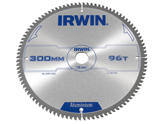 IRWIN Pro Aluminium Circular Saw Blade 300 x 30mm x 96T TCG IRW1907781