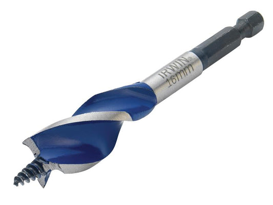 IRWIN® Blue Groove 6X Stubby Wood Bit 16 x 100mm IRW1921991