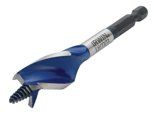 IRWIN® Blue Groove 6X Stubby Wood Bit 18 x 100mm IRW1921992