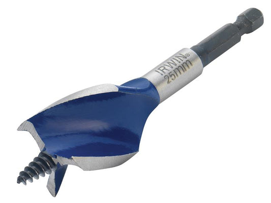 IRWIN® Blue Groove 6X Stubby Wood Bit 25 x 100mm IRW1921995