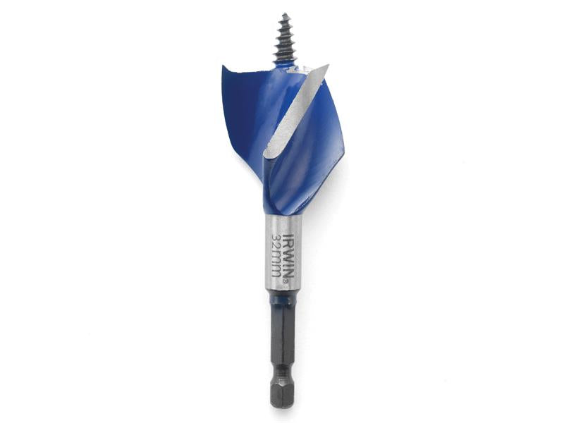 IRWIN® Blue Groove 6X Stubby Wood Bit 32 x 100mm IRW1921997