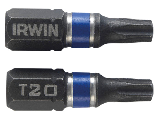 IRWIN® Impact Screwdriver Bits TORX TX20 25mm (Pack 20) IRW1923331
