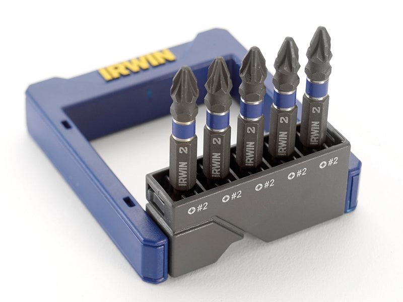 IRWIN® Pozidriv Impact Screwdriver Pocket Bit Set, 5 Piece IRW1923435