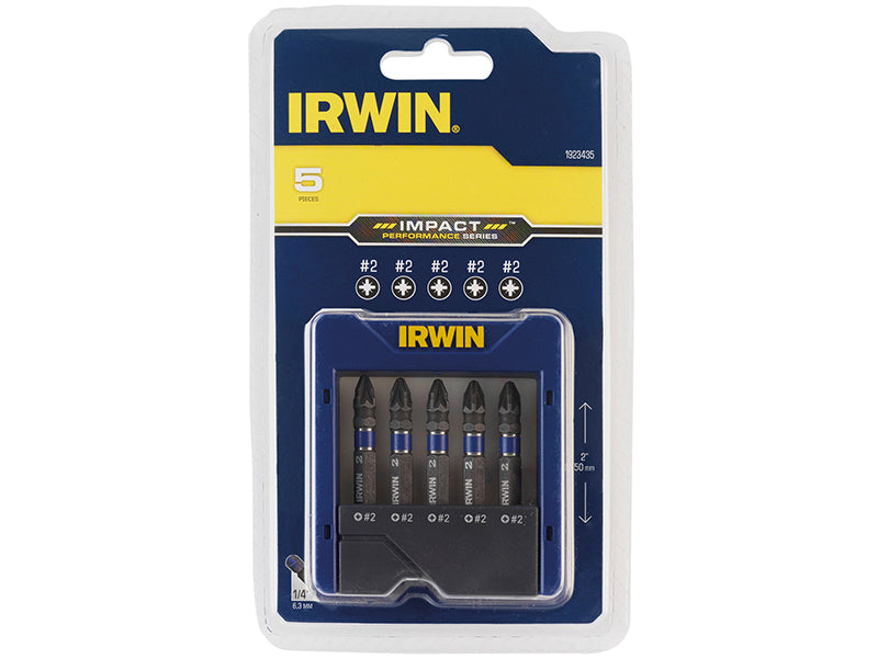 IRWIN® Pozidriv Impact Screwdriver Pocket Bit Set, 5 Piece IRW1923435