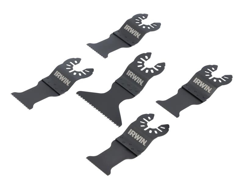 IRWIN Oscillating Blade Set 5 Piece For Wood Plasterboard PVC etc IRWIW1017111