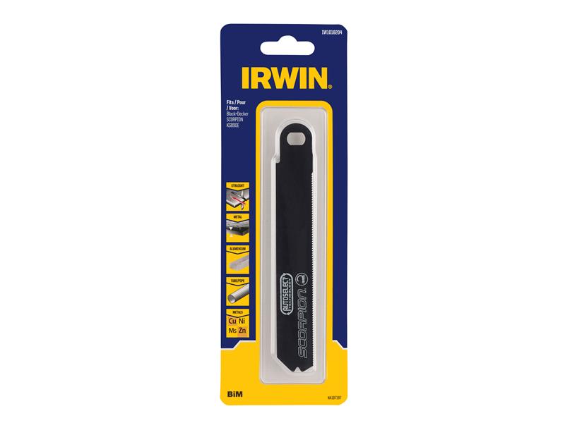 IRWIN Scorpion Metal Cut Saw Blade 125mm Cuts Aluminum Copper pipe IRWIW1018204