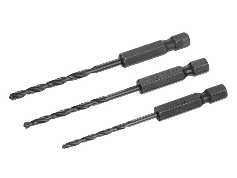 IRWIN Pilot Countersink Bit Set 3 Piece Countersinking Into Wood IRWIW3035112