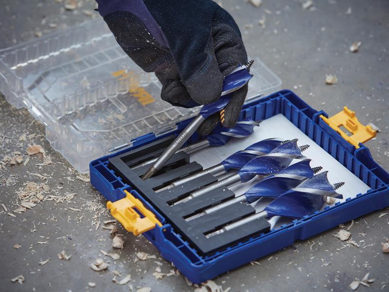 IRWIN Blue Groove 6X Wood Bit Set, 6 Piece IRWIW4042202