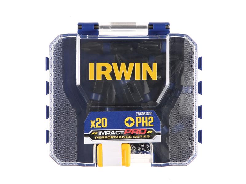 IRWIN® Impact Pro Performance Screwdriver Bits PH2 25mm (Pack 20) IRWIW6061304