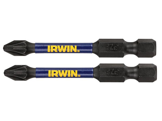IRWIN® Impact Pro Performance Screwdriver Bits PZ3 57mm (Pack 2) IRWIW6061414