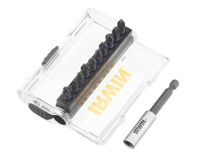 IRWIN Pozi Screwdriver Bit Set Impact Pro Performance 10 Piece IRWIW6062503
