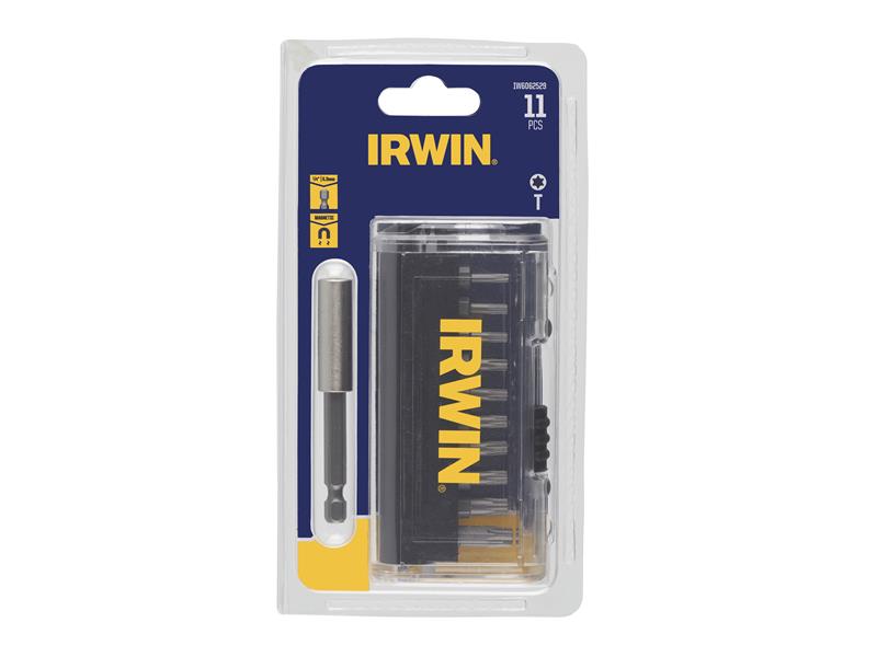 IRWIN TORX Screwdriver Bit Set 10 Piece With Holder & Case IRWIW6062529