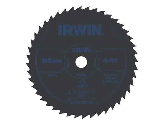 IRWIN General Purpose Circular Saw Blade 85 x 10mm x 44T ATB IRWIW7076911