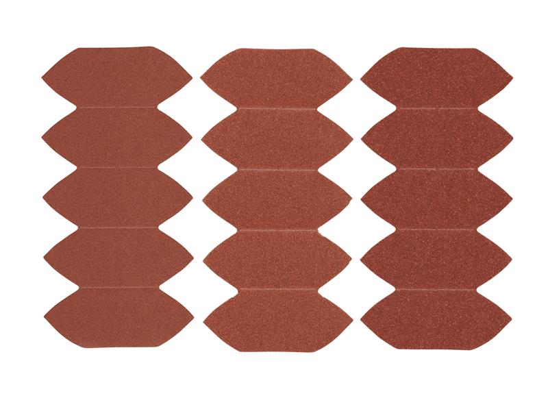 IRWIN Mouse Sanding Finger Sheet Set 15 Piece Mixed Grits IRWIW8083409