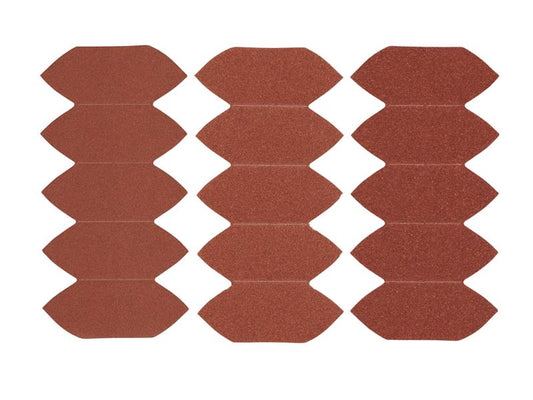 IRWIN Mouse Sanding Finger Sheet Set 15 Piece Mixed Grits IRWIW8083409