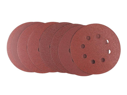 IRWIN Sanding Disc Set 125mm 25 Piece 10 x K60 10 x K80 5 x K120 IRWIW8083520