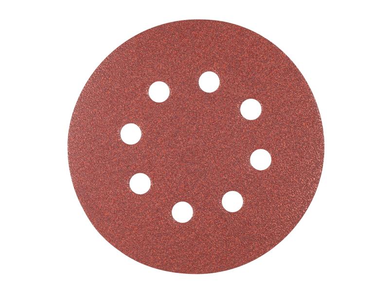 IRWIN Sanding Disc Set 125mm 25 Piece 10 x K60 10 x K80 5 x K120 IRWIW8083520