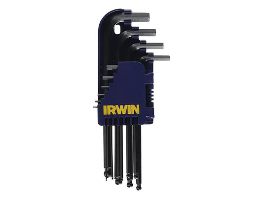 IRWIN® T10757 Metric Long Arm Ball End Hex Key Set, 10 Piece IRWT10757