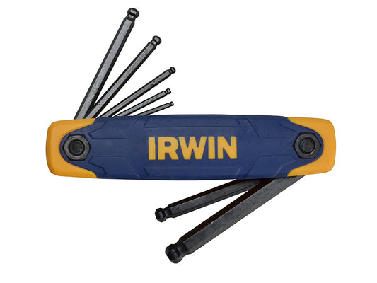 IRWIN® Metric Folding Ball End Hexagon Key Set, 7 Piece IRWT10769