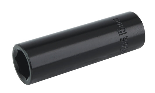 Sealey 15mm Deep Impact Socket 1/2"Sq Drive 6 Point Wall Drive IS1215D