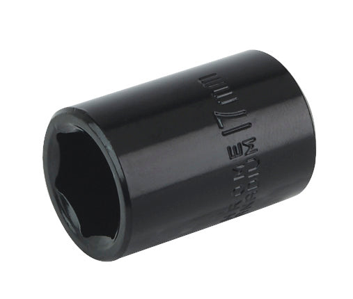 Sealey 17mm Standard Impact Socket 1/2"D 6 Point Wall Drive IS1217