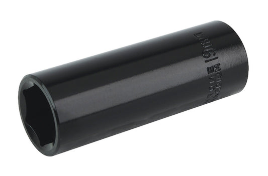 Sealey 19mm Deep Impact Socket 1/2"Sq Drive 6 Point Wall Drive IS1219D