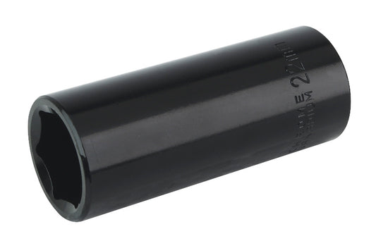 Sealey 22mm Deep Impact Socket 1/2"Sq Drive 6 Point Wall Drive IS1222D
