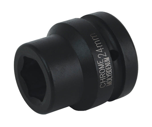 Sealey 24mm Impact Socket Standard Lenth 1"Sq Drive Single Hex IS124