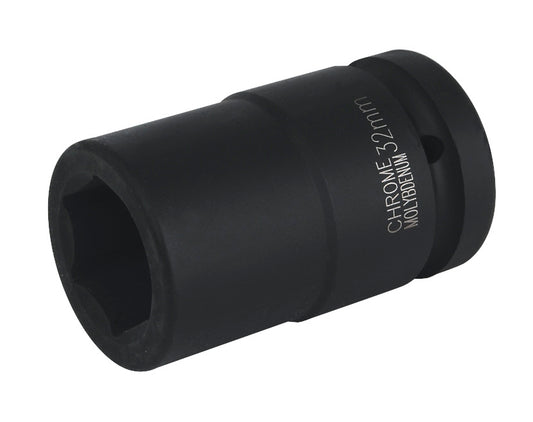 Sealey 32mm Deep Impact Socket 1"Sq Drive Single Hex WallDrive IS132D