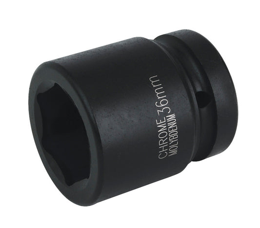 Sealey 36mm Impact Socket Standard Lenth 1"Sq Drive Single Hex IS136