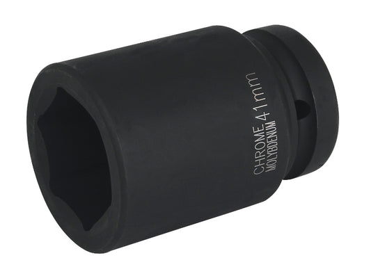 Sealey 41mm 1"Sq Drive Impact Sockets Single Hex WallDrive IS141D