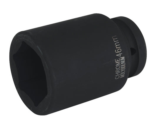 Sealey 46mm Deep Impact Socket 1"Sq Drive Single Hex WallDrive IS146D