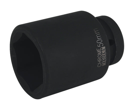 Sealey 50mm Deep Impact Socket 1"Sq Drive Single Hex WallDrive IS150D