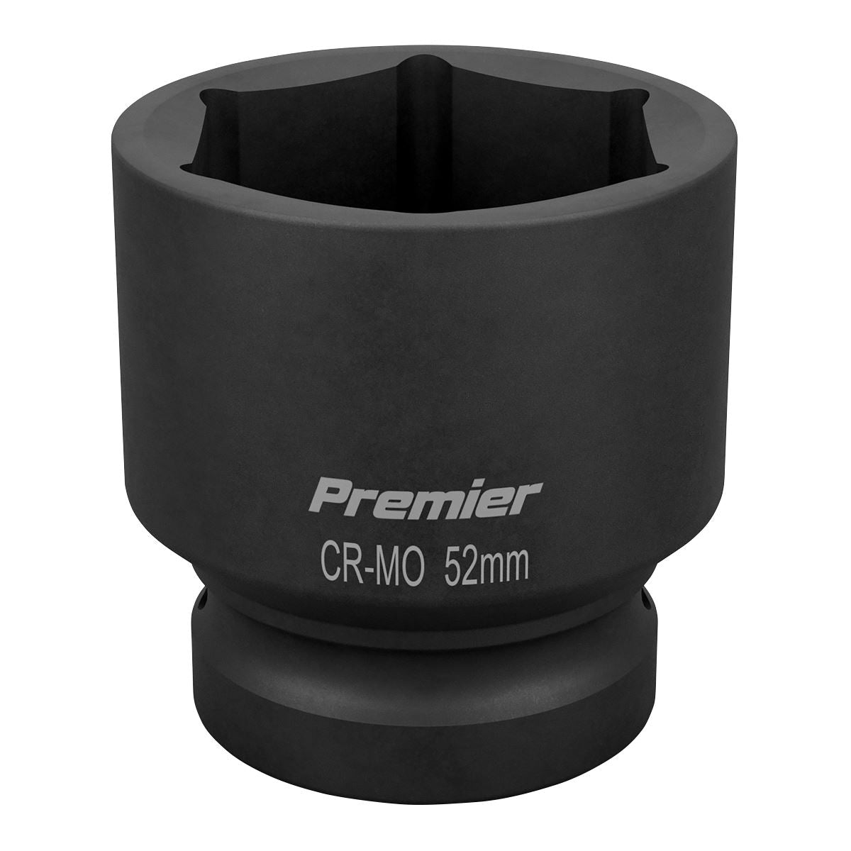 Sealey 52mm Impact Socket Standard Length 1"Sq Drive Single Hex IS152
