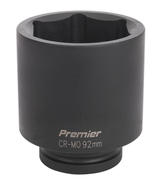 Sealey 92mm Deep Impact Socket 1"Sq DriveSingle Hex WallDrive IS192D