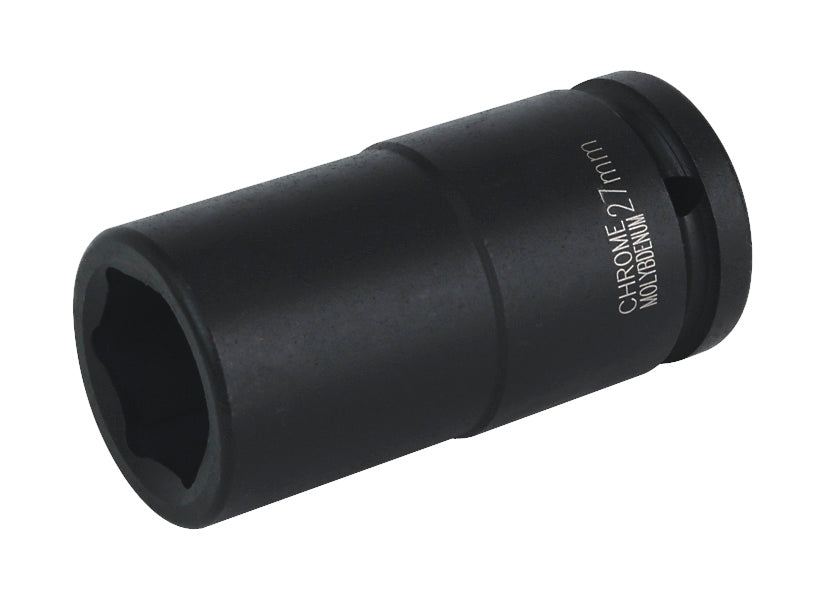 Sealey 27mm 3/4"Sq Drive Deep Metric Impact Socket Hexagon 6 Point IS3427D