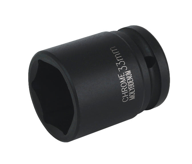 Sealey 33mm 3/4"Sq Drive Metric Impact Socket WallDrive Hexagon 6 Point IS3433