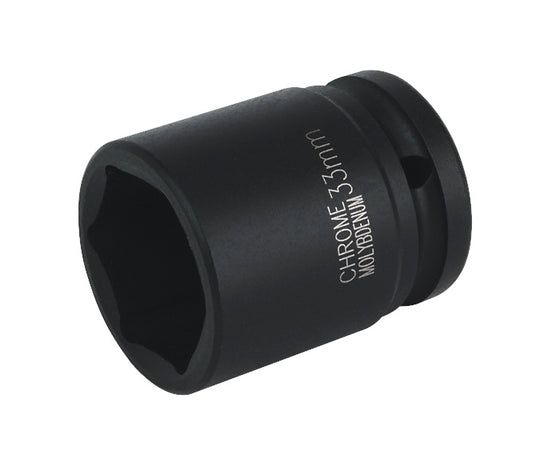 Sealey 33mm 3/4"Sq Drive Metric Impact Socket WallDrive Hexagon 6 Point IS3433