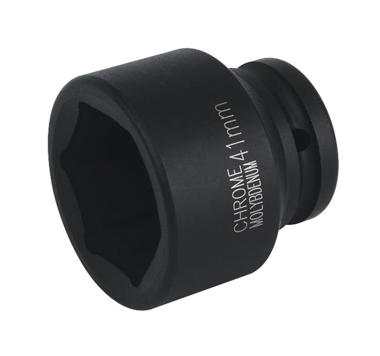 Sealey 41mm 3/4"D Metric Impact Socket WallDrive Hexagon 6 Point Black IS3441