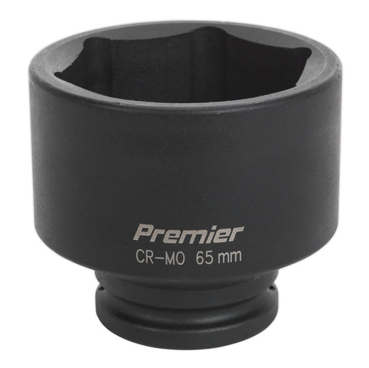 Sealey 65mm 3/4"Sq Drive Metric Impact Socket WallDrive Hexagon 6 Point IS3465