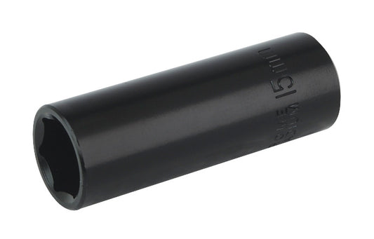 Sealey 15mm 3/8"Sq Drive Deep Impact Socket WallDrive For Air Wrenches IS3815D