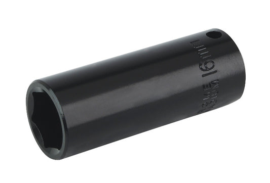 Sealey 16mm 3/8"Sq Drive Deep Impact Socket WallDrive For Air Wrenches IS3816D