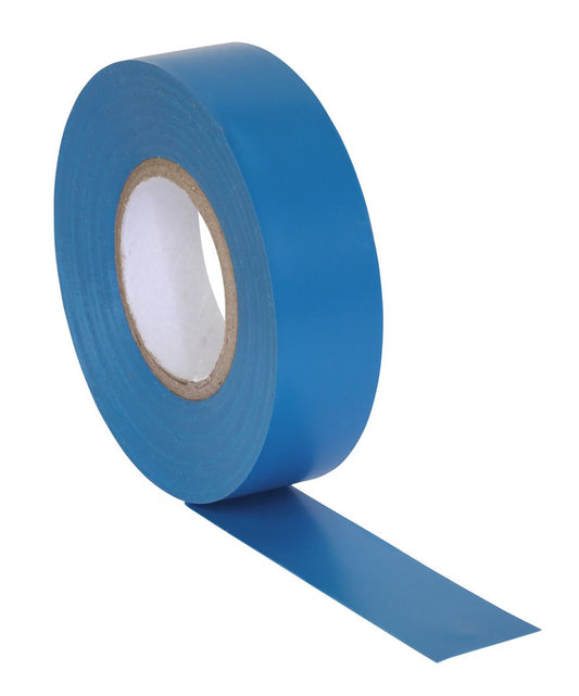 Sealey PVC Insulating Tape 19mm x 20m Blue Pack of 10 ITBLU10